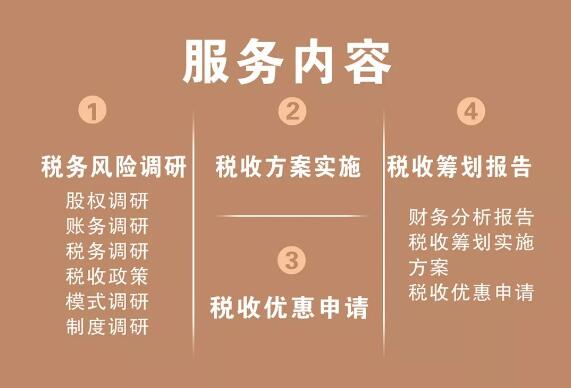 言成税收筹划服务内容 言成税收筹划服务内容